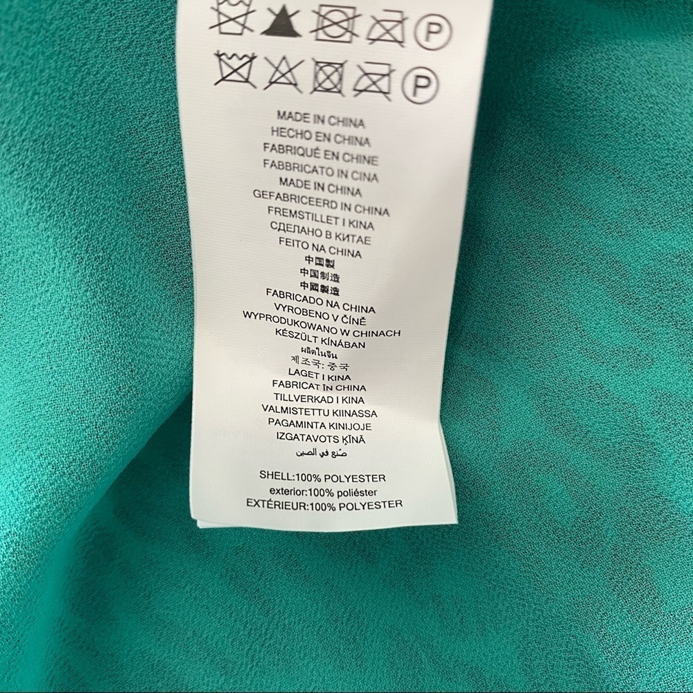 NEW Michael Kors Green Dress Medium - Picture 8 of 10